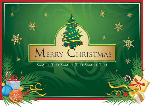 Christmas boots, loose leaves, Christmas cards