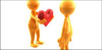 3D little sacrifice of love picture material