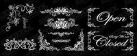 Continental beautiful lace pattern corner