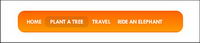 Fluid dynamic css navigation bar