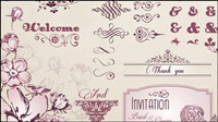 European pattern lace 01 - vector