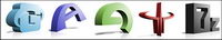 3D three-dimensional software icon png
