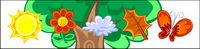 Scenic elements of the computer cartoon icon png